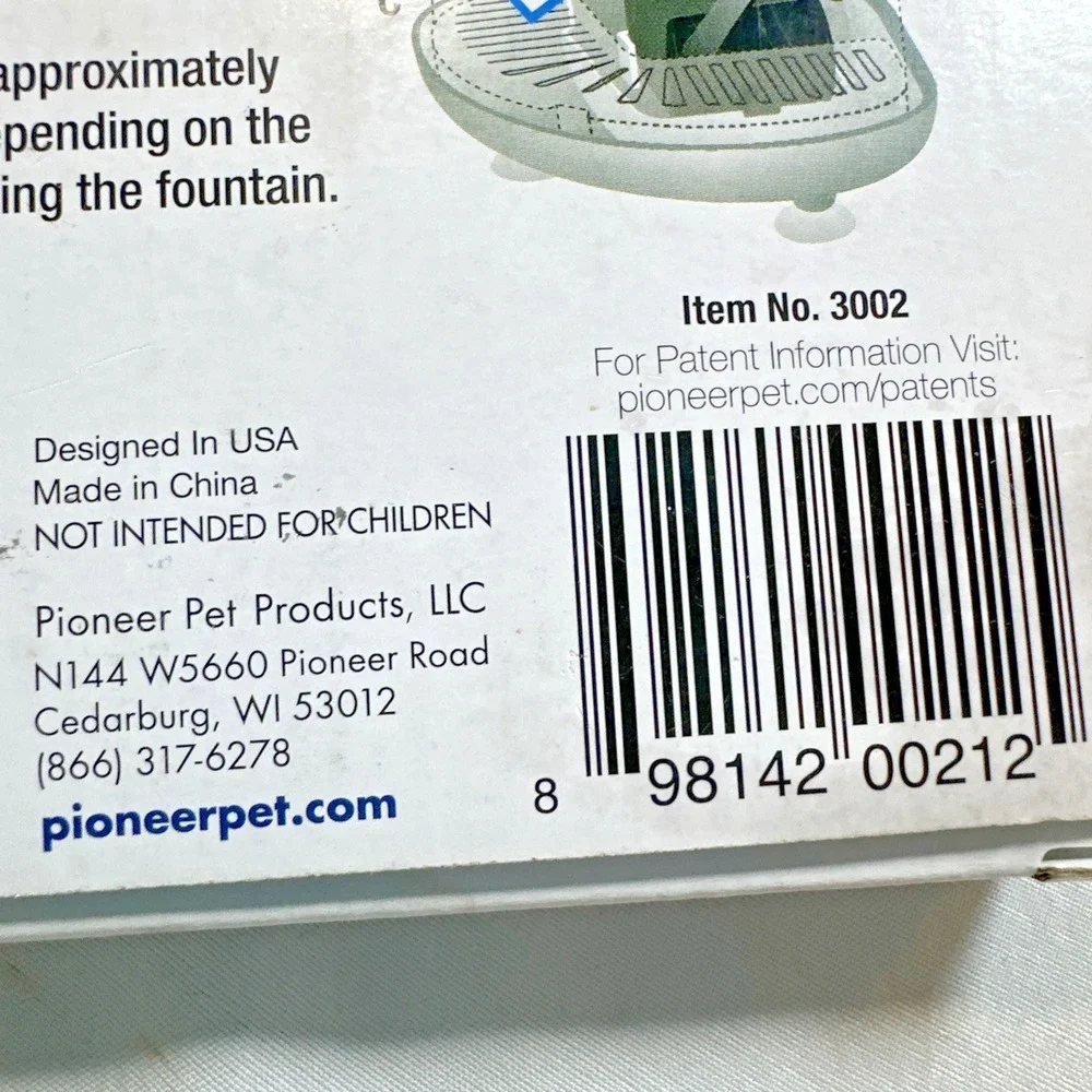 Set Of 3 (9)NEW Pioneer Pet Fountain Replacement Water Filters 3 Pack Part 3002